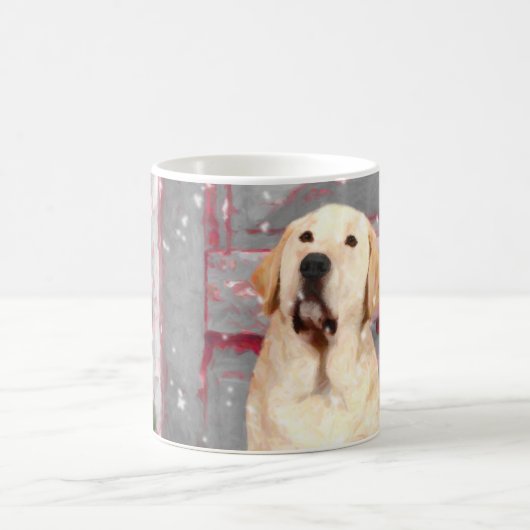 Labrador-Retriever-Labrador-WeihnachtsTasse Kaffeetasse (Mittel)