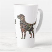 Labrador Retriever Latte Tasse (Rechte Ecke)