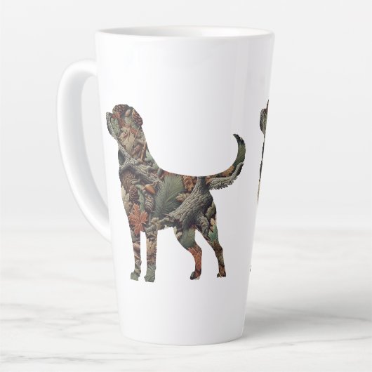 Labrador Retriever Latte Tasse (Linke Ecke)