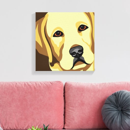 Labrador Retriever Leinwand Art (Insitu (Wohnzimmer))