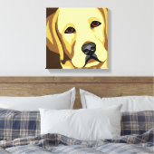 Labrador Retriever Leinwand Art (Insitu (Schlafzimmer))