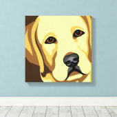 Labrador Retriever Leinwand Art (Insitu (Holzboden))