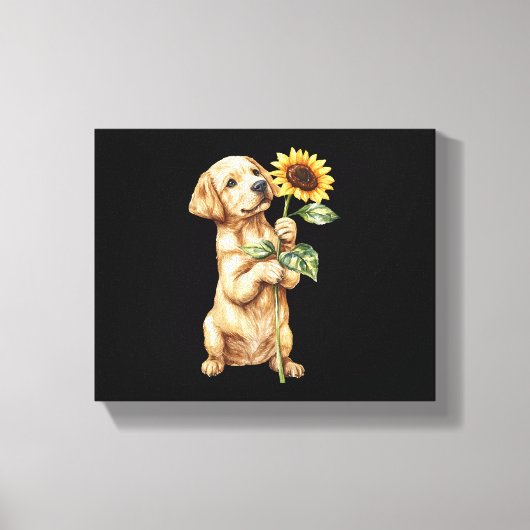 Labrador Retriever Leinwanddruck (Vorderseite)