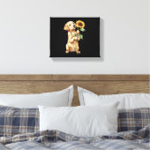 Labrador Retriever Leinwanddruck (Insitu (Schlafzimmer))