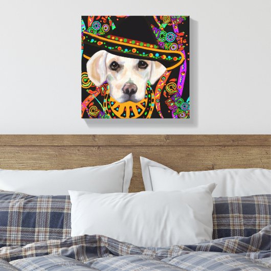 Labrador Retriever Leinwanddruck (Insitu (Schlafzimmer))