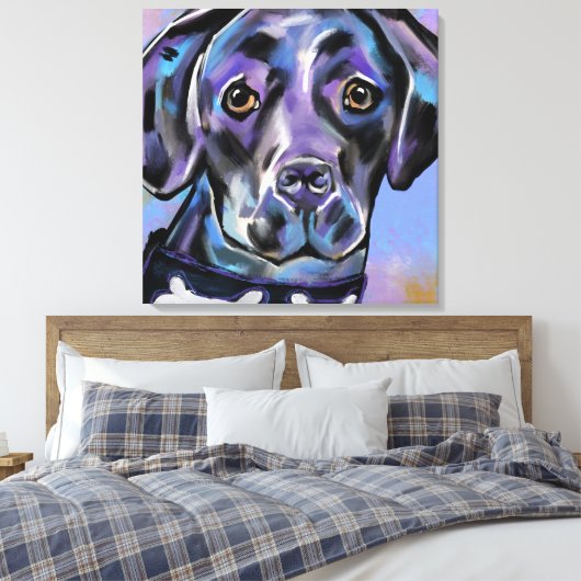 LABRADOR RETRIEVER LEINWANDDRUCK (Insitu (Schlafzimmer))