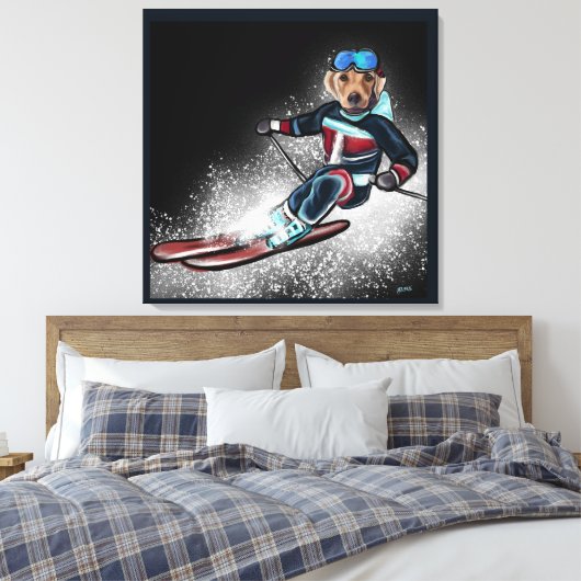 LABRADOR RETRIEVER  LEINWANDDRUCK (Insitu (Schlafzimmer))