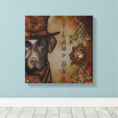 Labrador Retriever Leinwanddruck (Insitu (Holzboden))