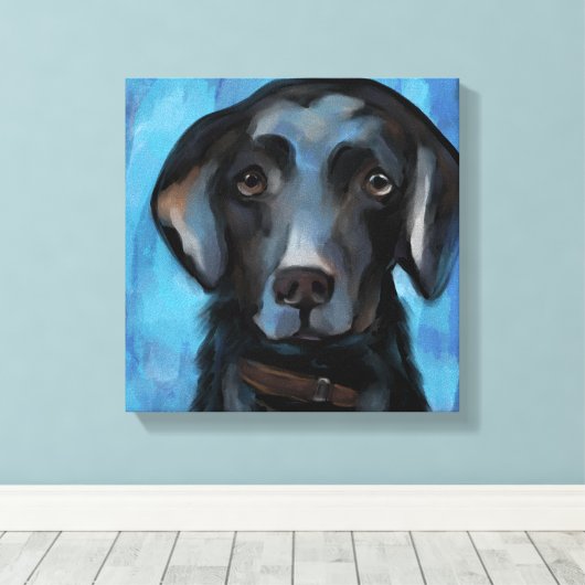 Labrador Retriever Leinwanddruck (Insitu (Holzboden))