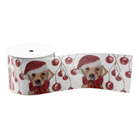 Labrador Retriever Leinwanddruck Ripsband (Spule)