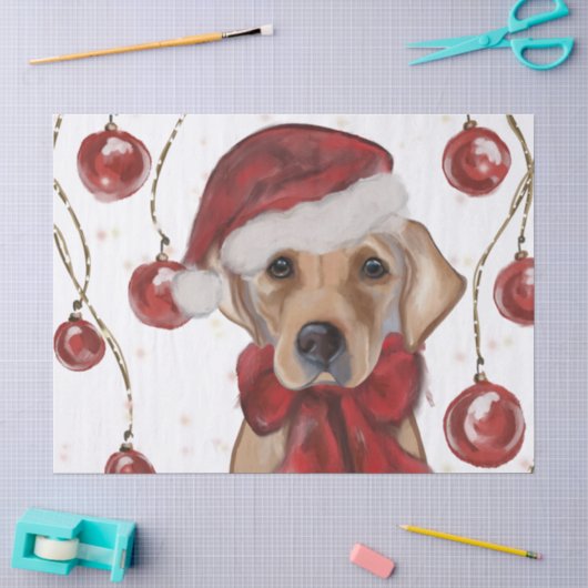 Labrador Retriever Leinwanddruck Seidenpapier (Basteln)