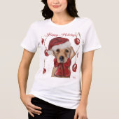 Labrador Retriever Leinwanddruck Tri-Blend Shirt (Vorderseite)