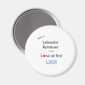 Labrador Retriever Lick Design Magnet (Vorderseite/Rückseite)