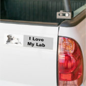 Labrador-Retriever-Liebe-Autoaufkleber Autoaufkleber (Auf Lkw)