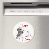 Labrador Retriever Liebe Magnet (In Situ (Geschirrspüler))