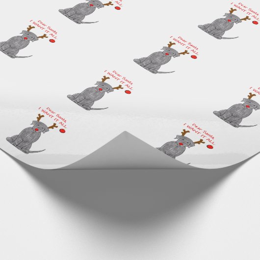 Labrador retriever liebe Sankt…. Geschenkpapier (Ecke)