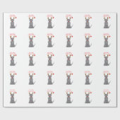 Labrador retriever liebe Sankt…. Geschenkpapier (Flach)