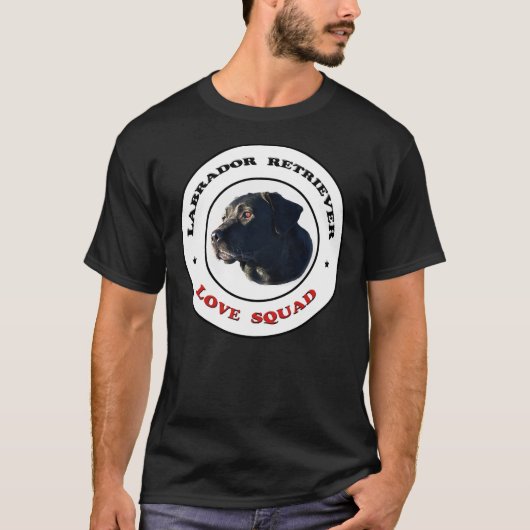 Labrador Retriever Liebe T-Shirt (Vorderseite)