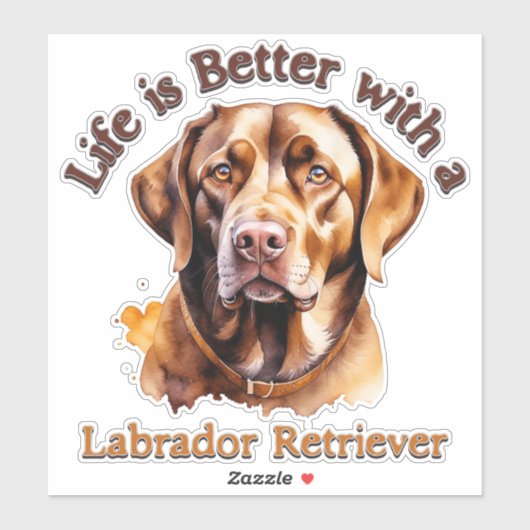 Labrador Retriever Lover Autoaufkleber decal Aufkleber (Blatt)