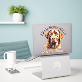 Labrador Retriever Lover Autoaufkleber decal Aufkleber (Laptop auf Schreibtisch)