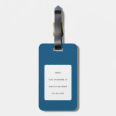 Labrador Retriever Luggage Tags Gepäckanhänger (Rückseite vertikal)