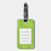 Labrador Retriever Luggage Tags Gepäckanhänger (Rückseite vertikal)