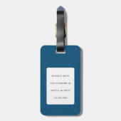 Labrador Retriever Luggage Tags Gepäckanhänger (Rückseite vertikal)