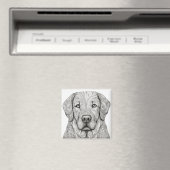 Labrador Retriever Magnet (In Situ (Geschirrspüler))