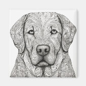 Labrador Retriever Magnet (Vorne)