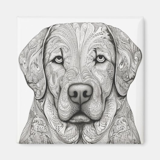 Labrador Retriever Magnet (Vorne)