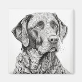 Labrador Retriever Magnet (Vorne)