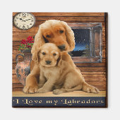 Labrador Retriever Magnet (Vorne)