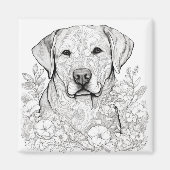 Labrador Retriever Magnet (Vorne)