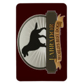 Labrador Retriever Magnet (Vertikal)