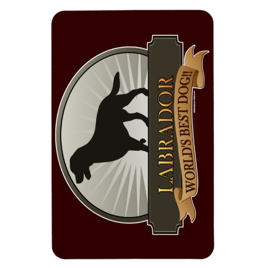 Labrador Retriever Magnet (Vertikal)