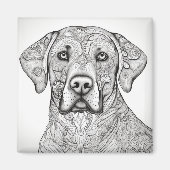 Labrador Retriever Magnet (Vorne)