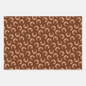 Labrador Retriever Malerei Schokolade Labrador Hun Geschenkpapier Set (Vorderseite 3)