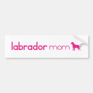 Labrador-Retriever-Mama Autoaufkleber