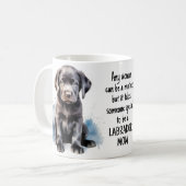 Labrador Retriever Mama Dog Niedlich Puppy Kaffeetasse (Vorderseite Links)