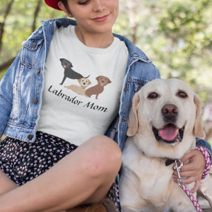 Labrador Retriever Mama Schokolade T-Shirt