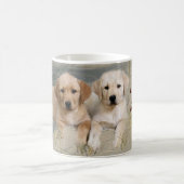 Labrador-Retriever-Mama-Tassen-Welpen Kaffeetasse (Mittel)