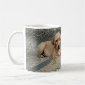 Labrador-Retriever-Mama-Tassen-Welpen Kaffeetasse (Links)