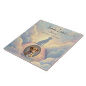 Labrador Retriever Memorial Ceramic Tile Rainbow Fliese (Seite)
