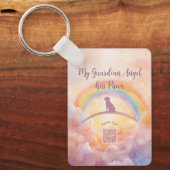 Labrador Retriever Memorial Keychain – Rainbow Schlüsselanhänger (Vorderseite)