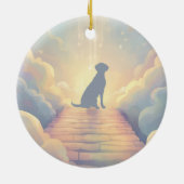Labrador Retriever Memorial Ornament Rainbow (Hinten)