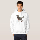 Labrador Retriever Men's Hoodie (Vorne ganz)