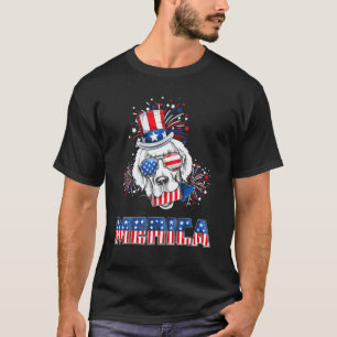 Labrador Retriever Merica Feuerwerk 4. Juli Männer T-Shirt