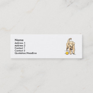 Labrador retriever mini visitenkarte