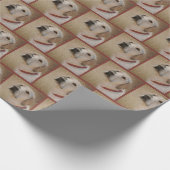 Labrador Retriever mit Butterfly on Nose Geschenkpapier (Ecke)