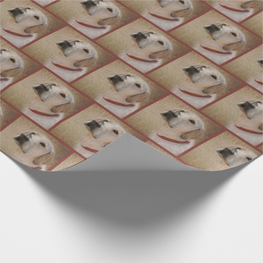 Labrador Retriever mit Butterfly on Nose Geschenkpapier (Ecke)
